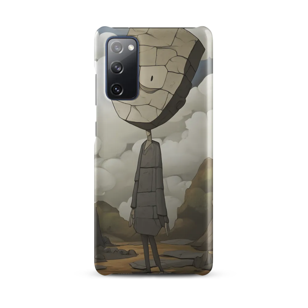 Whimsical Stone Figure in a Rocky Landscape | Phone Case |  S20 FE | Snap Case | Matte