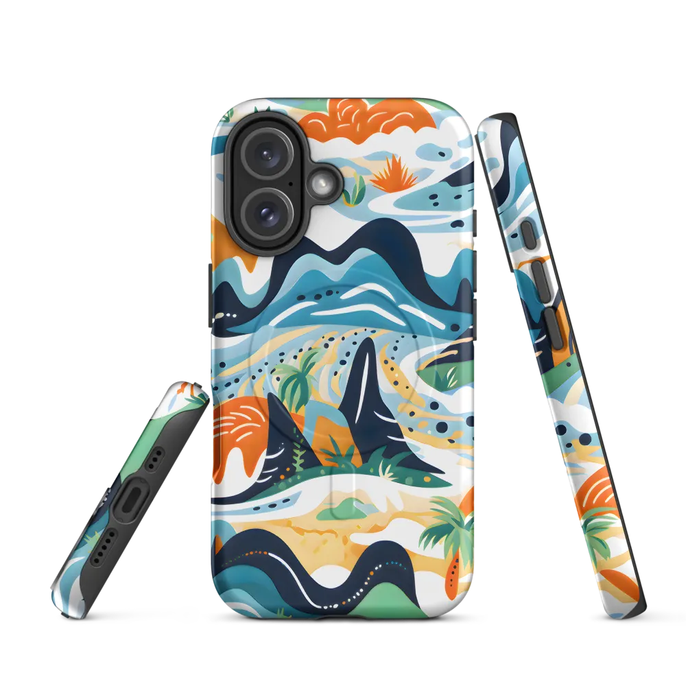 Abstract Tropical Landscape