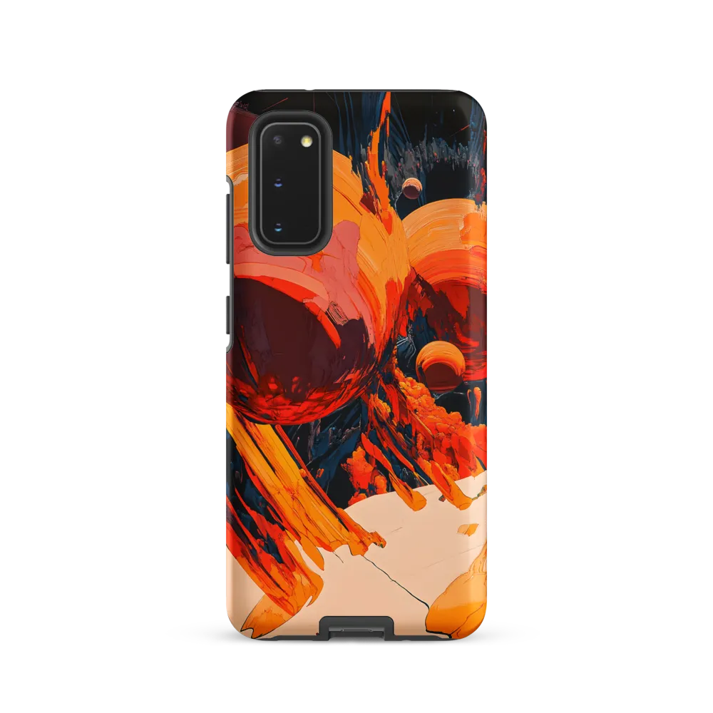 Celestial Fusion: A Cosmic Encounter | Phone Case |  S20 | Tough Case | Matte