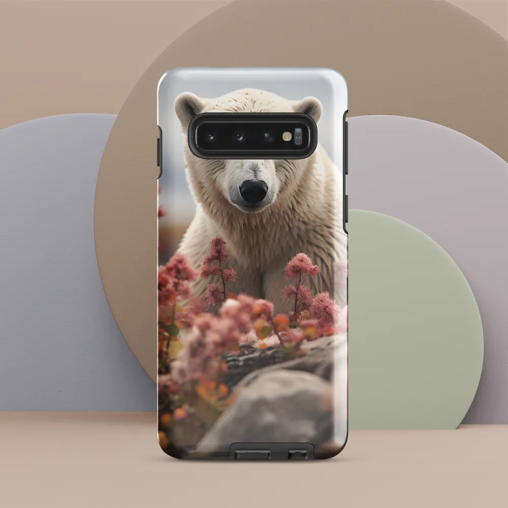 Curiosity Among Blooms: The Polar Bear