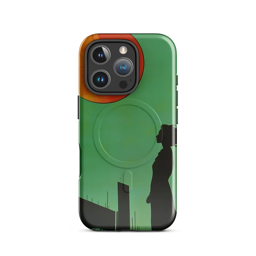 Silhouette of Contemplation | Phone Case |  16 Pro | MagSafe® Tough Case | Glossy