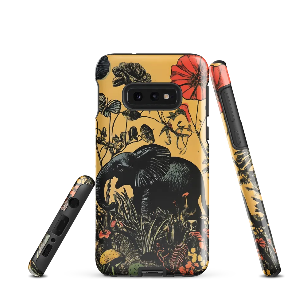 Floral Majesty: The Elephant's Sanctuary