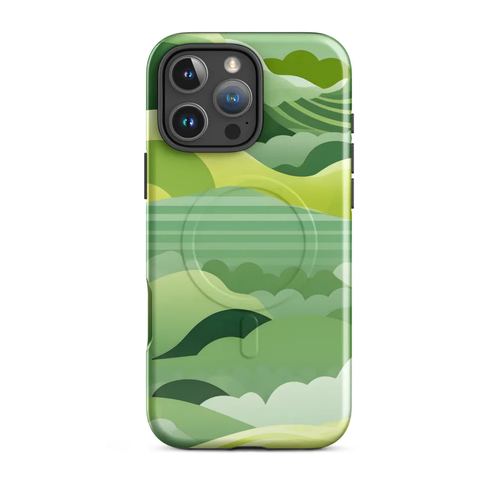 Tranquility in Green Waves