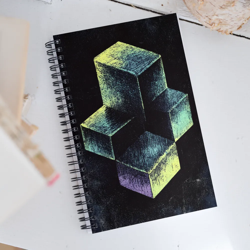 Illuminated Geometry | Spiral Notebook