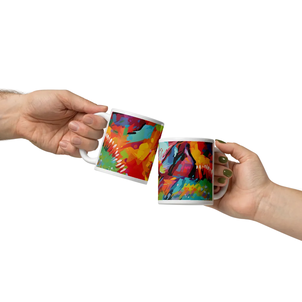 Colorful Lizard: An Abstract Adventure | Mugs | Multiple Sizes & Colors