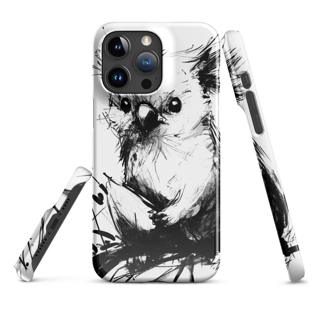 Whimsical Koala in Ink | Phone Case |  15 Pro Max | Snap Case | Glossy