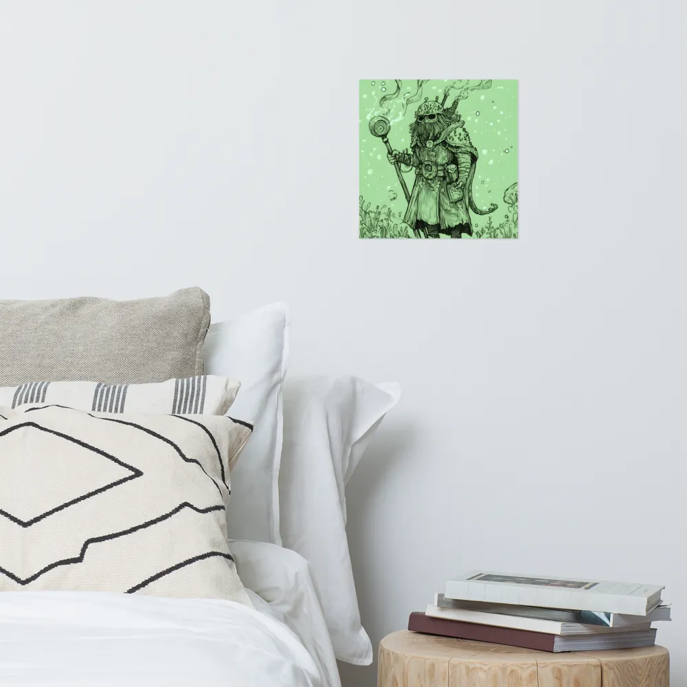 The Enigmatic Wizard | Poster | 12″×12″