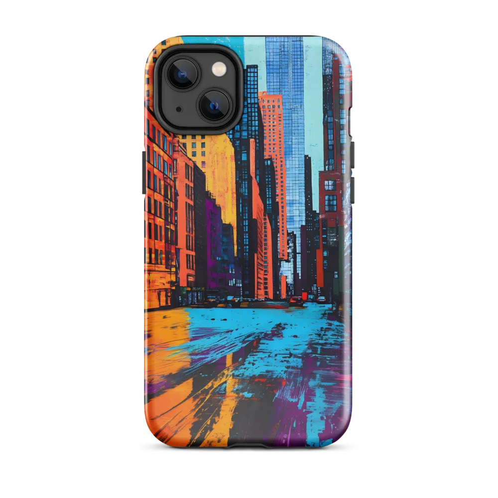 Vibrant Urban Horizons | Phone Case |  14 Plus | Tough Case | Glossy