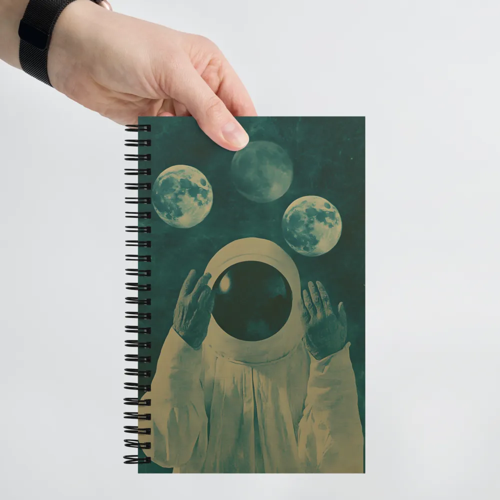 Juggling Celestial Reveries | Spiral Notebook