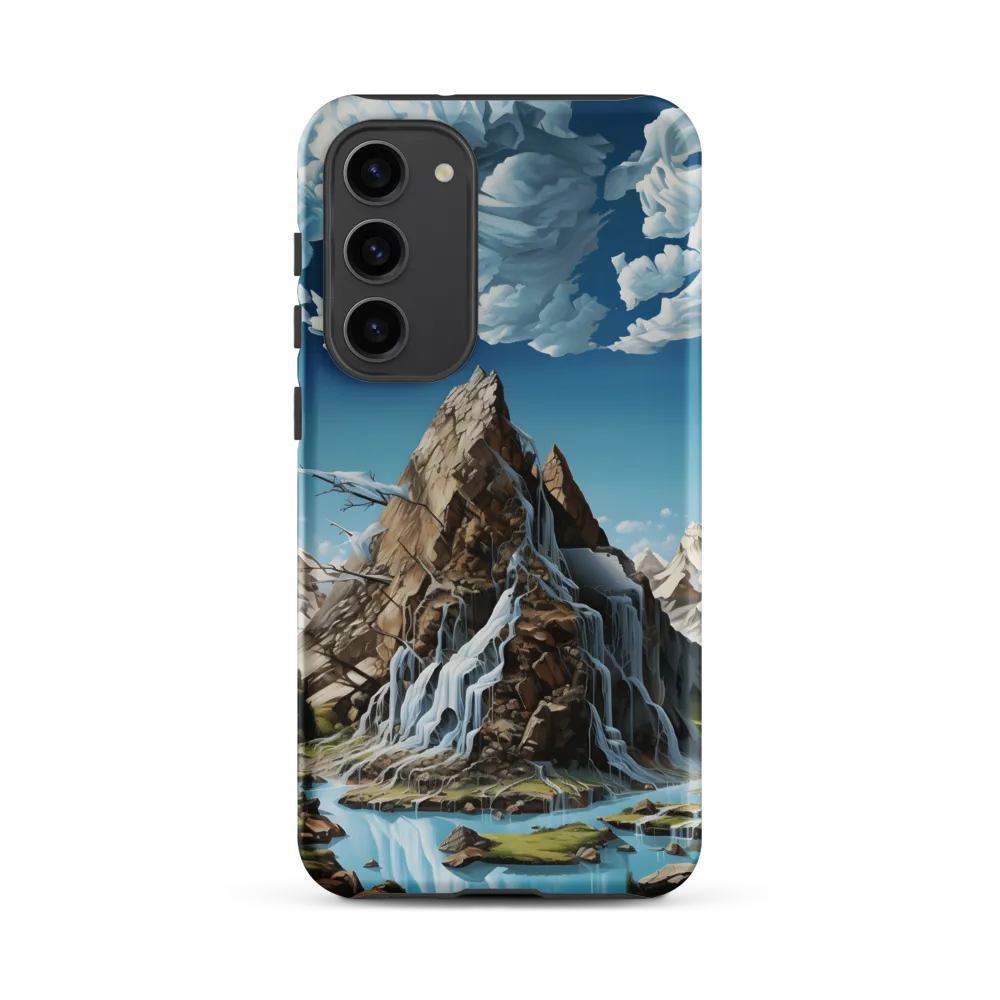 Majestic Cascade: A Mountain Masterpiece
