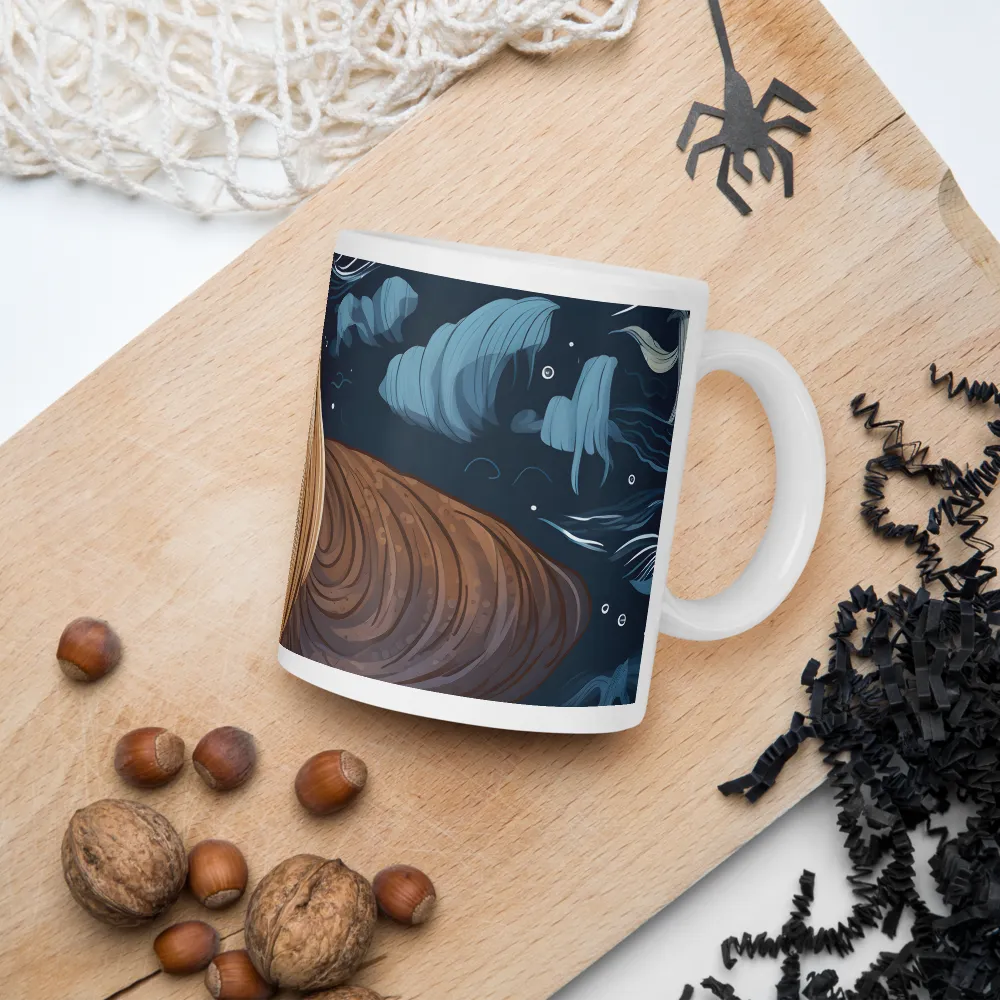 Whimsical Walruses in Deep Blue | Mugs | Multiple Sizes & Colors