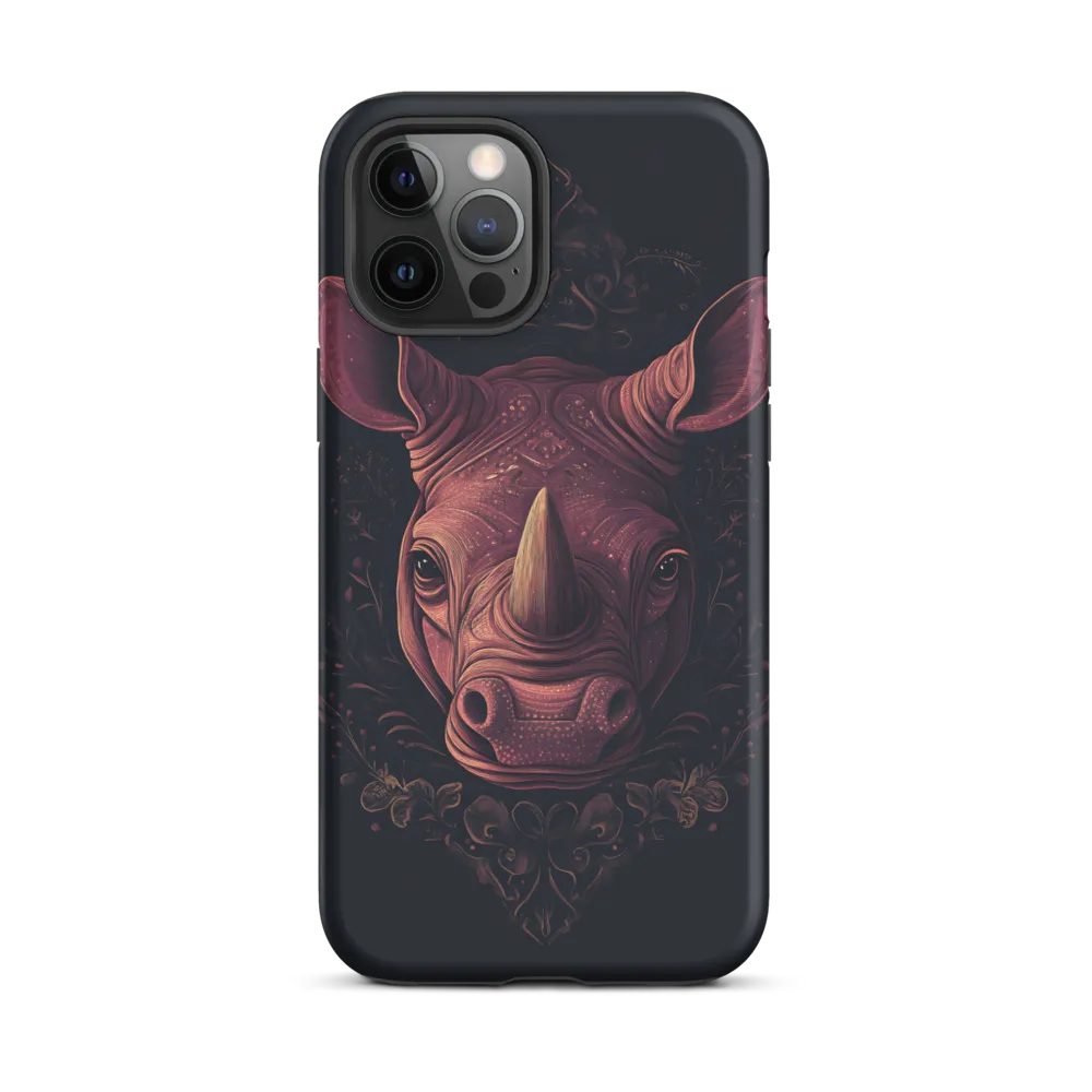 Regal Rhinoceros | Phone Case |  12 Pro Max | Tough Case | Matte
