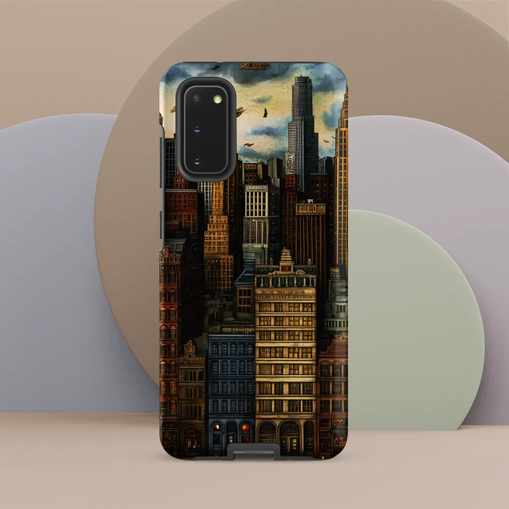 Etched Skyline at Dusk