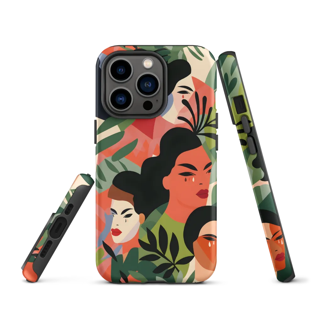Harmony of Nature and Femininity | Phone Case |  13 Pro | Tough Case | Matte