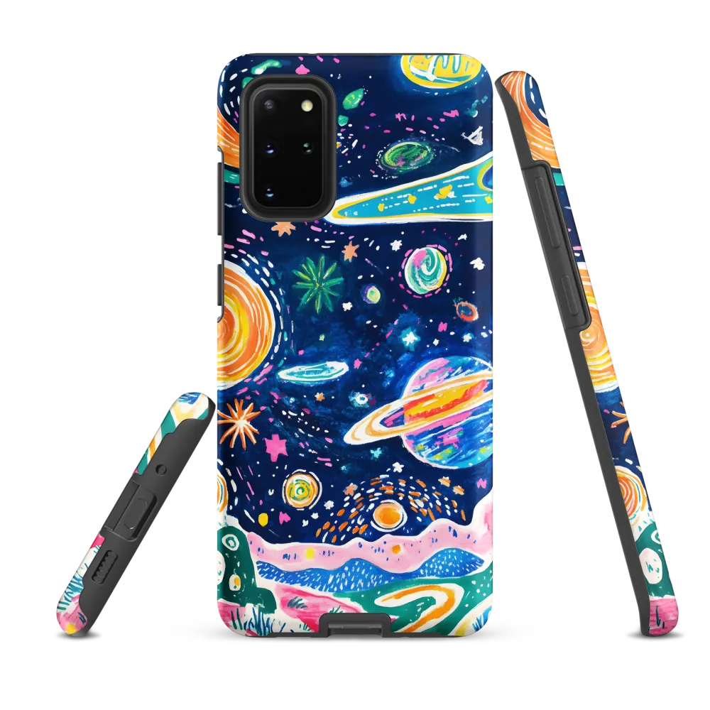 Whimsical Cosmic Landscape | Phone Case |  S20 Plus | Tough Case | Matte
