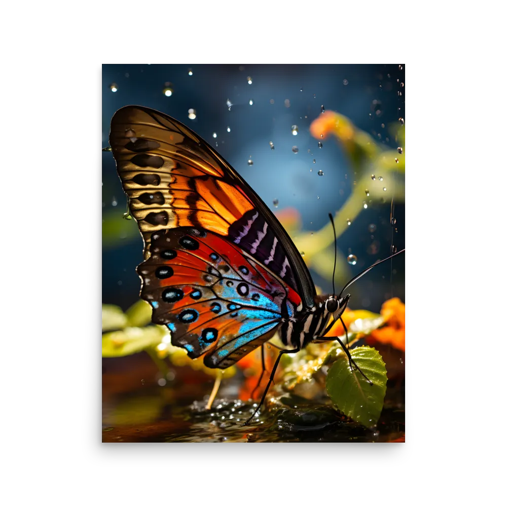 Dance of Colors: The Butterfly's Elegance | Poster | 16″×20″