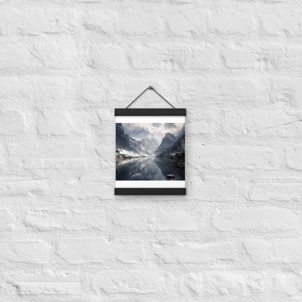 Echoes of Tranquility | Poster With Black Wood Hanger | 8″×10″