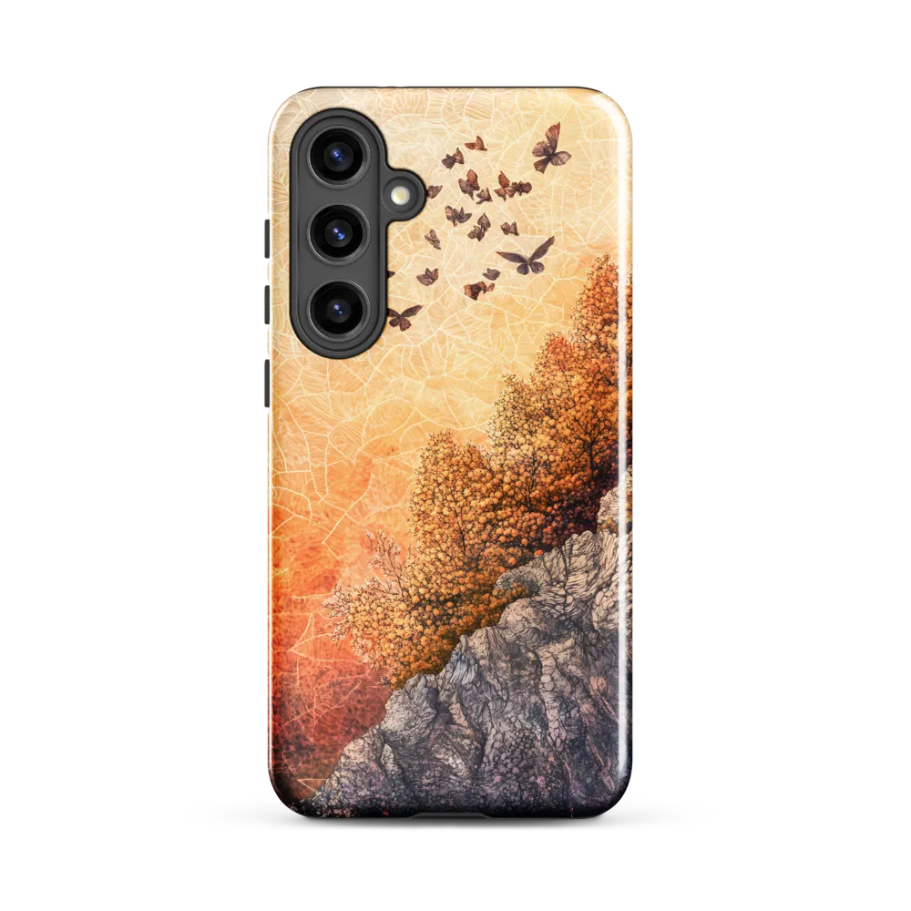 Fluttering Dreams of Serenity | Phone Case |  S24 Plus | Tough Case | Glossy