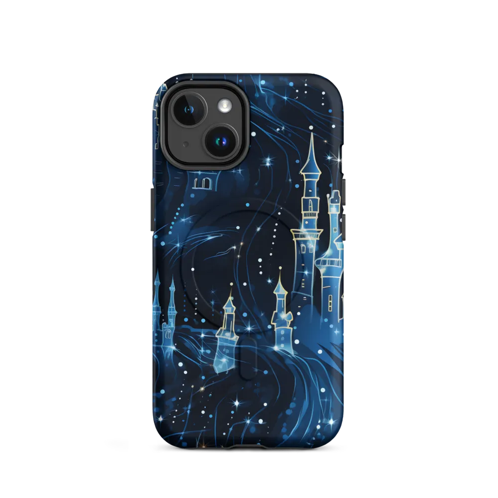 Dreamy Castles in a Starry Sky | Phone Case |  14 | MagSafe® Tough Case | Matte