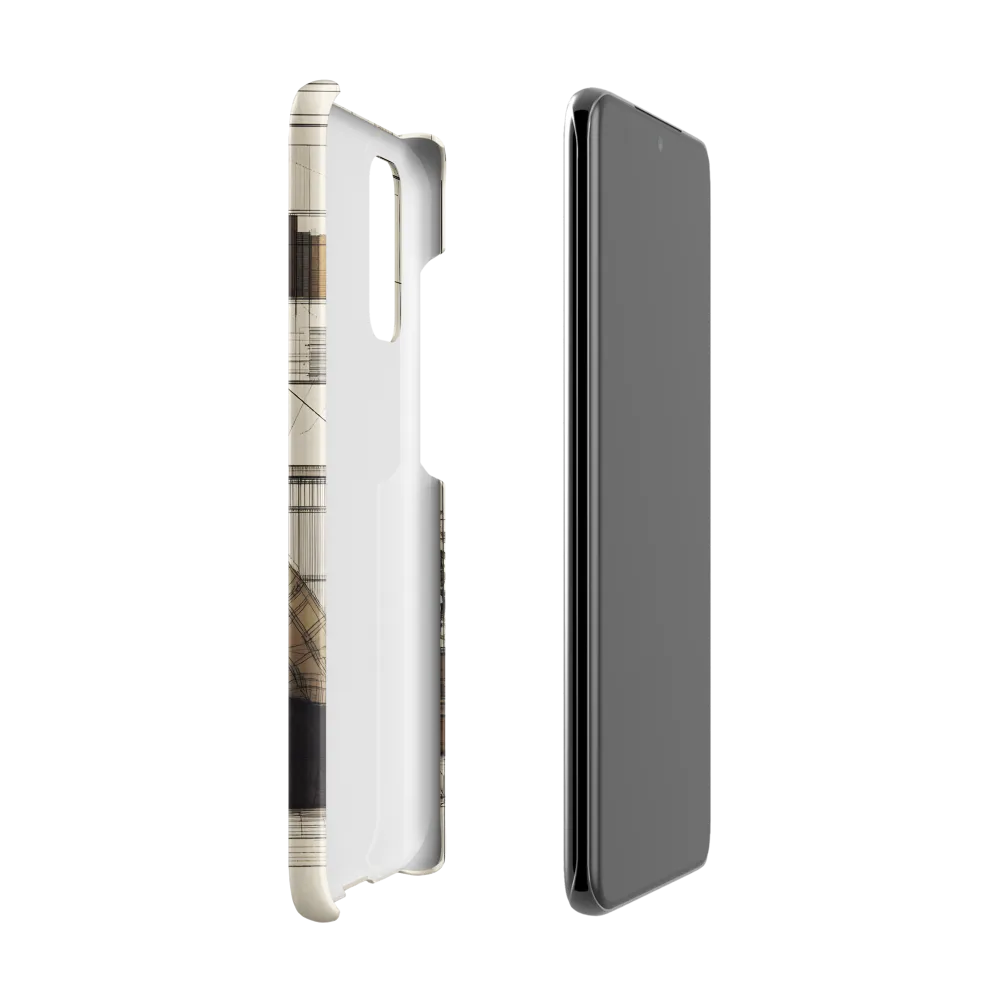 Quiet Reflections in Line | Phone Case |  S20 | Snap Case | Matte