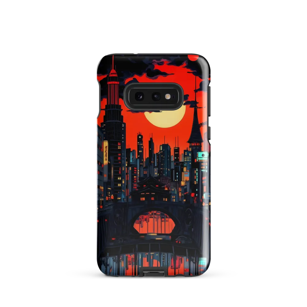 Nightfall in a Neon City
