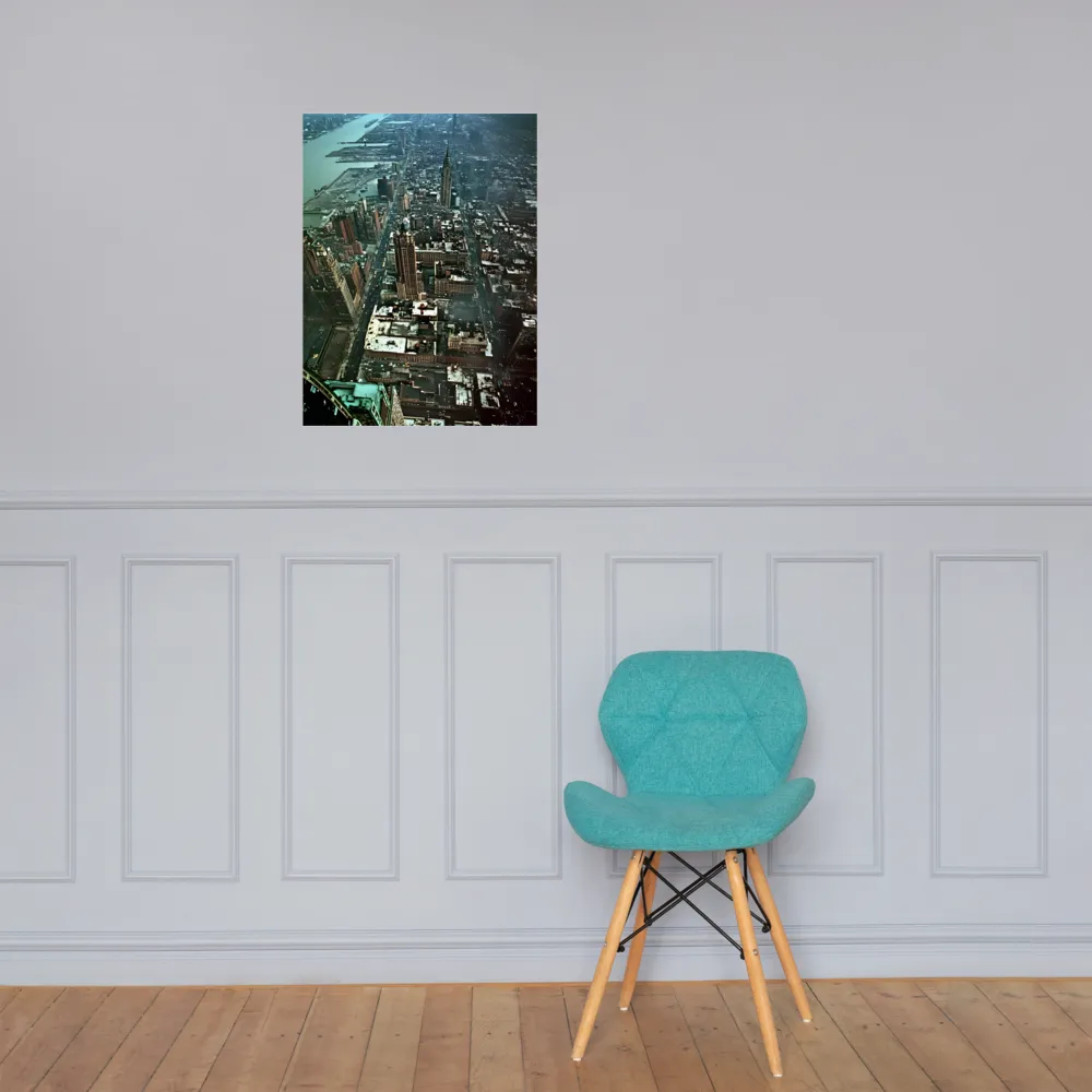 Aerial Symphony of Urban Life | Poster | 18″×24″