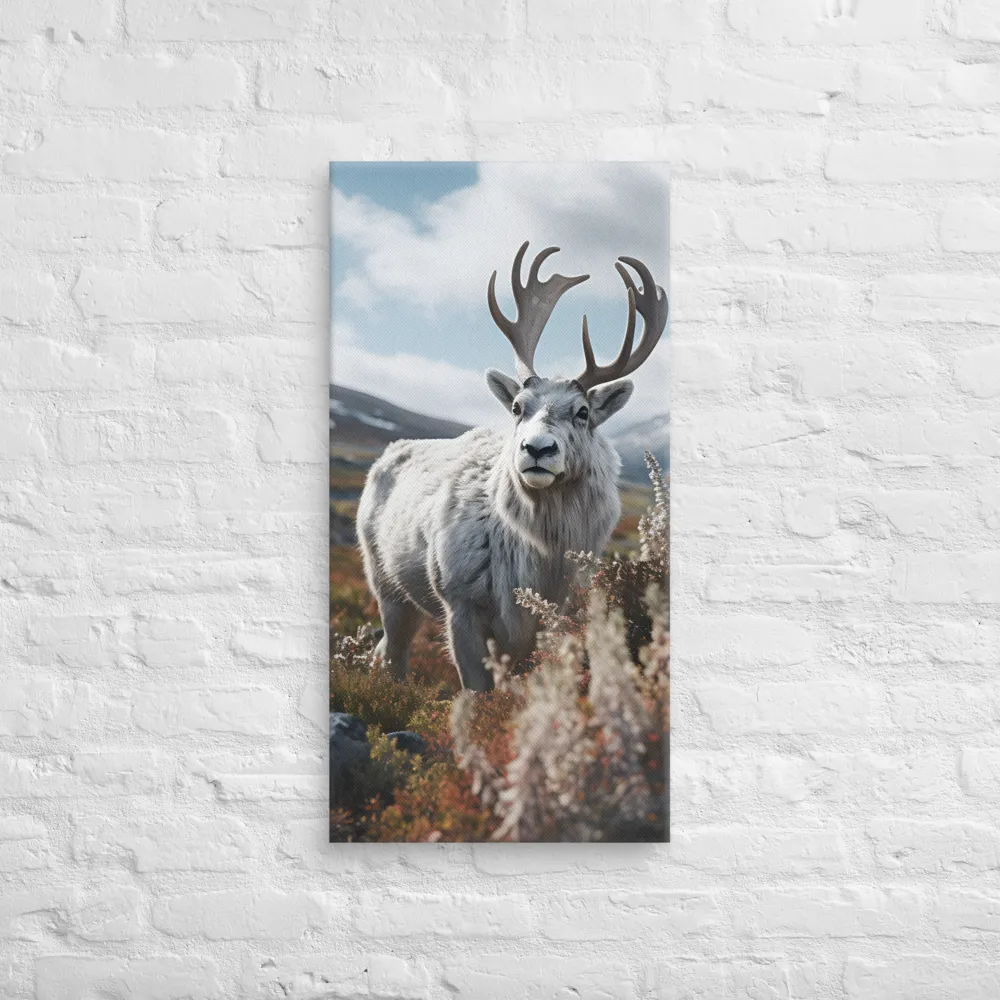 Majestic Harmony: The Reindeer in Nature | Canvas | 16″×32″