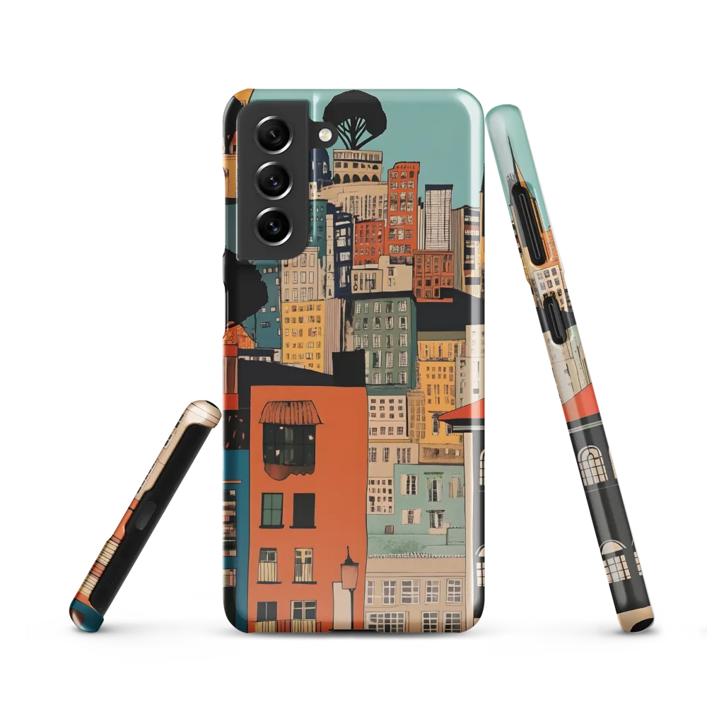 Urban Fusion: A Colorful Cityscape