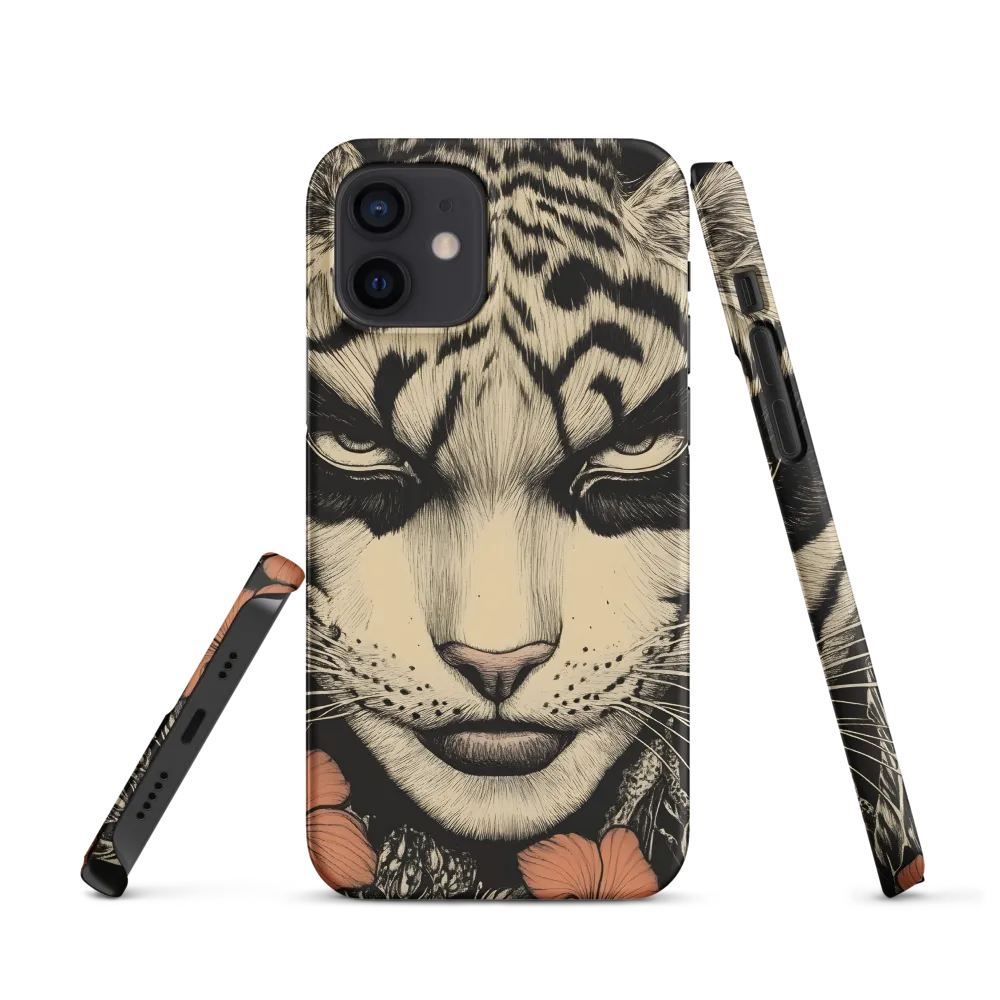 Feline Majesty: The Human-Leopard Connection | Phone Case |  12 | Snap Case | Matte