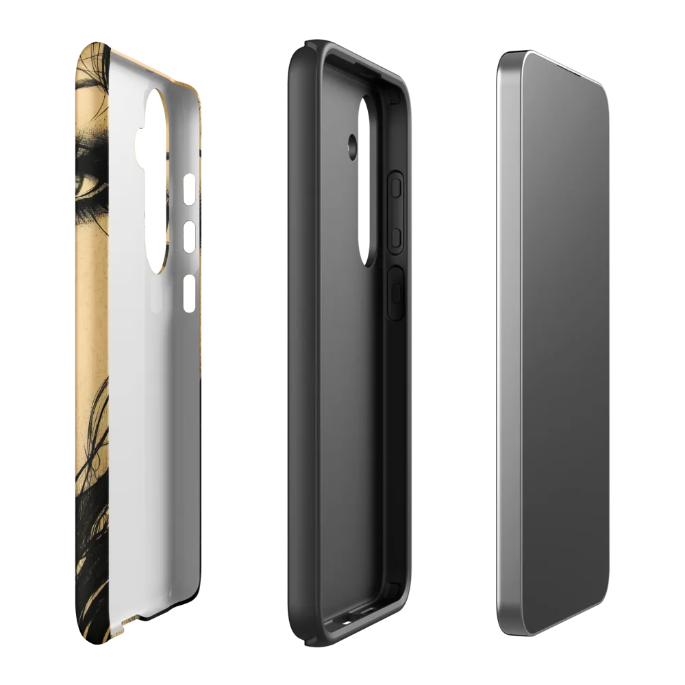 Enigmatic Gaze | Phone Case |  S24 Plus | Tough Case | Matte
