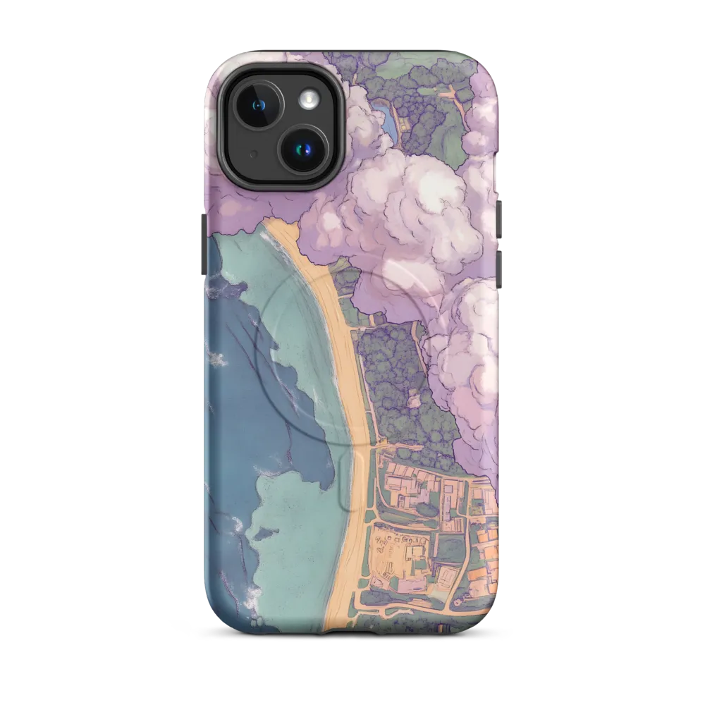 Serenity Over the Coast | Phone Case |  14 Plus | MagSafe® Tough Case | Matte