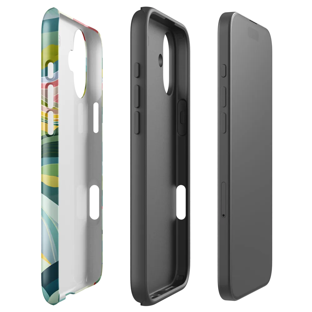 Waves of Serenity | Phone Case |  16 Plus | Tough Case | Glossy