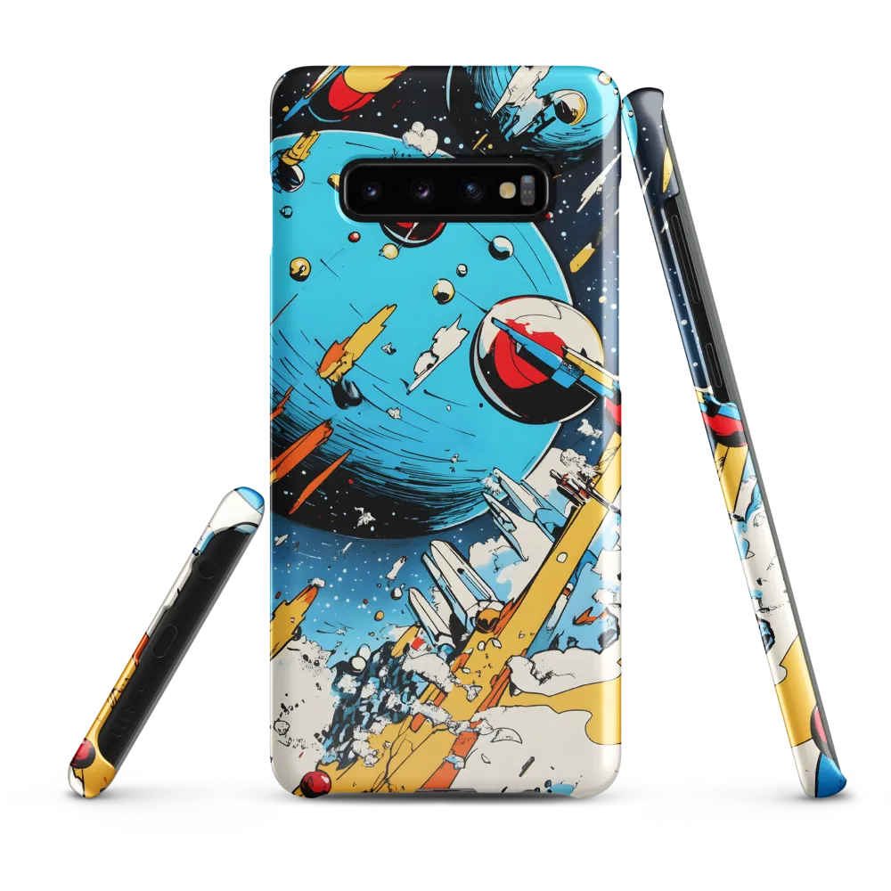 Cosmic Odyssey: A Journey Through Space | Phone Case |  S10 Plus | Snap Case | Glossy