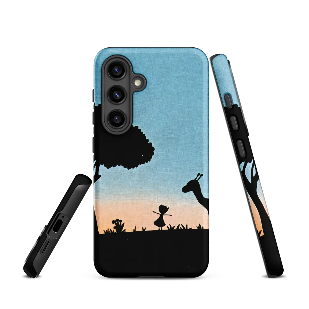 Curiosity in the Silhouette | Phone Case |  S24 | Tough Case | Matte