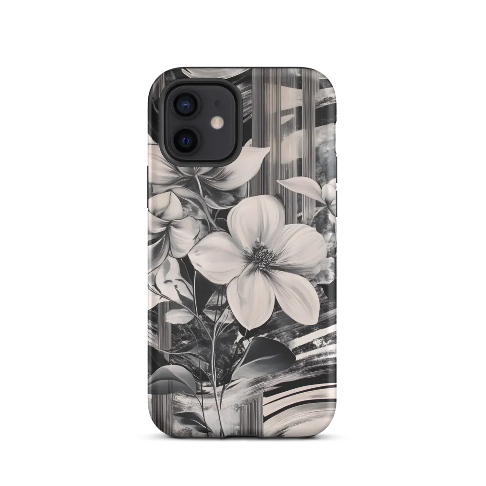 Ethereal Bloom: A Dance of Monochromes