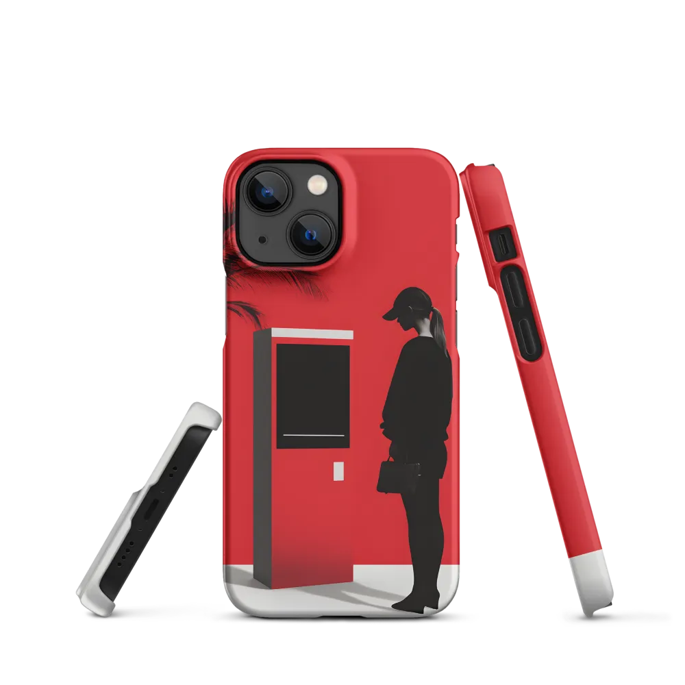 Contemplation in Red | Phone Case |  13 Mini | Snap Case | Matte