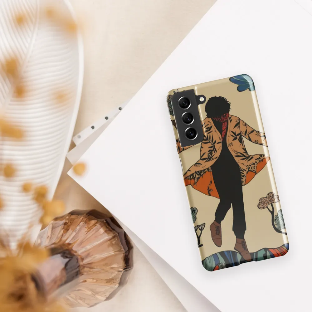 In Full Bloom: Embracing Nature's Whimsy | Phone Case |  S21 | Snap Case | Glossy