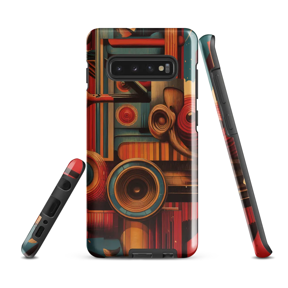 Geometric Symphony | Phone Case |  S10 Plus | Tough Case | Glossy