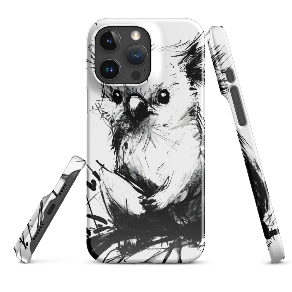 Whimsical Koala in Ink