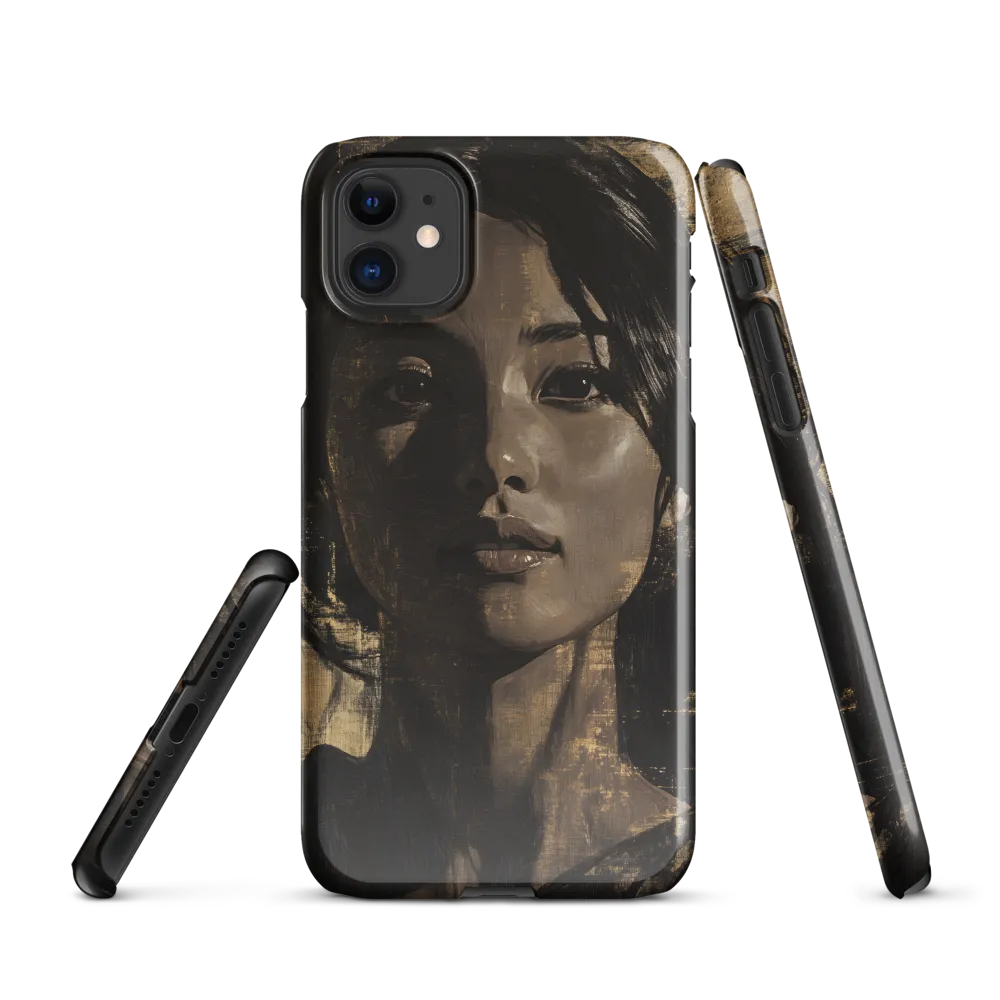 Golden Gaze: A Contemporary Portrait