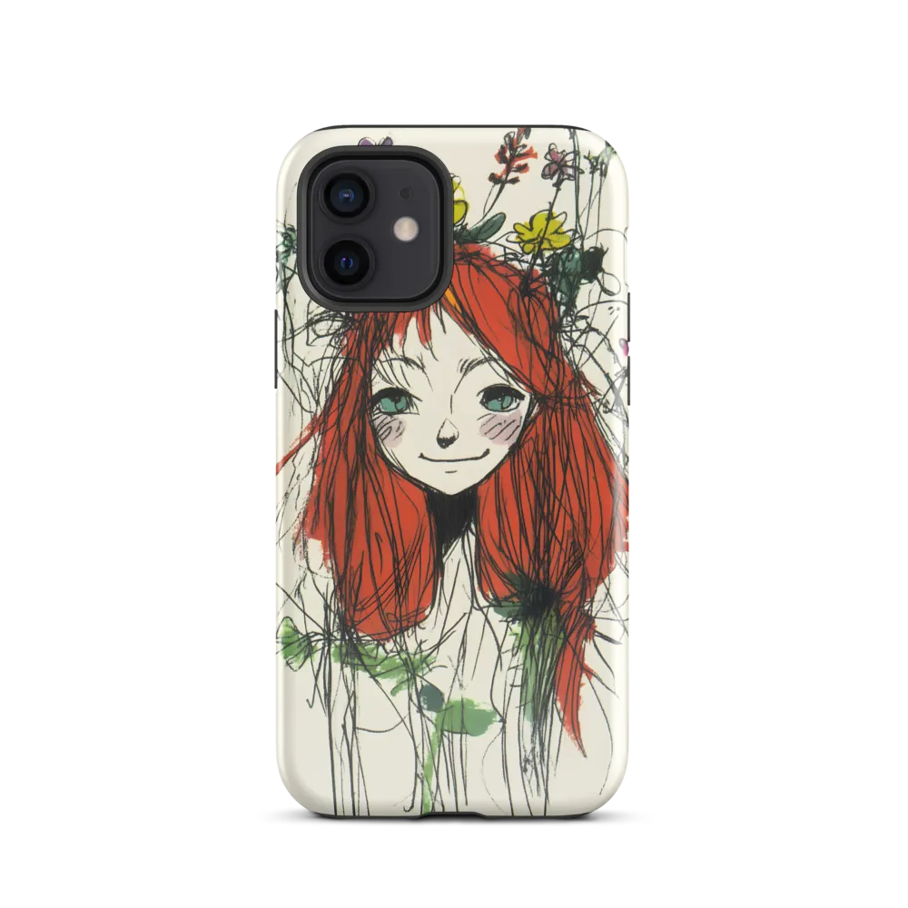 Whimsical Floral Portrait