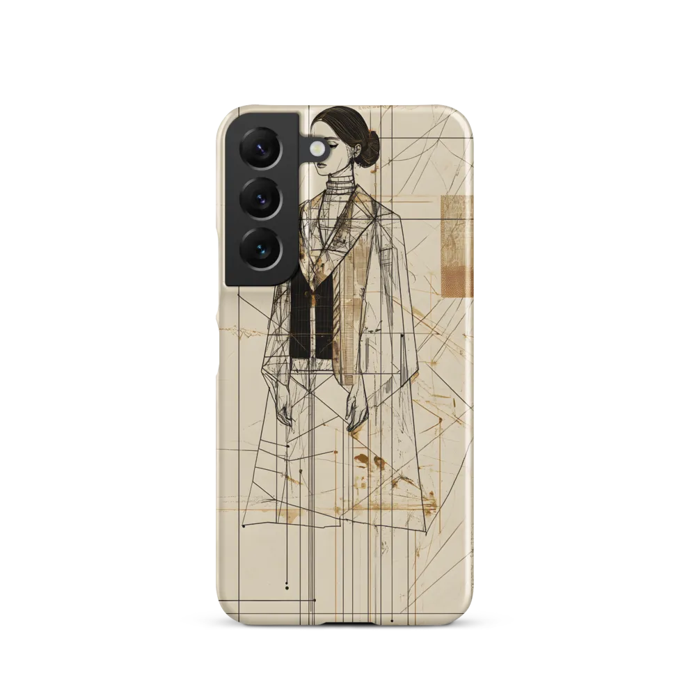 Elegance in Lines | Phone Case |  S22 | Snap Case | Matte