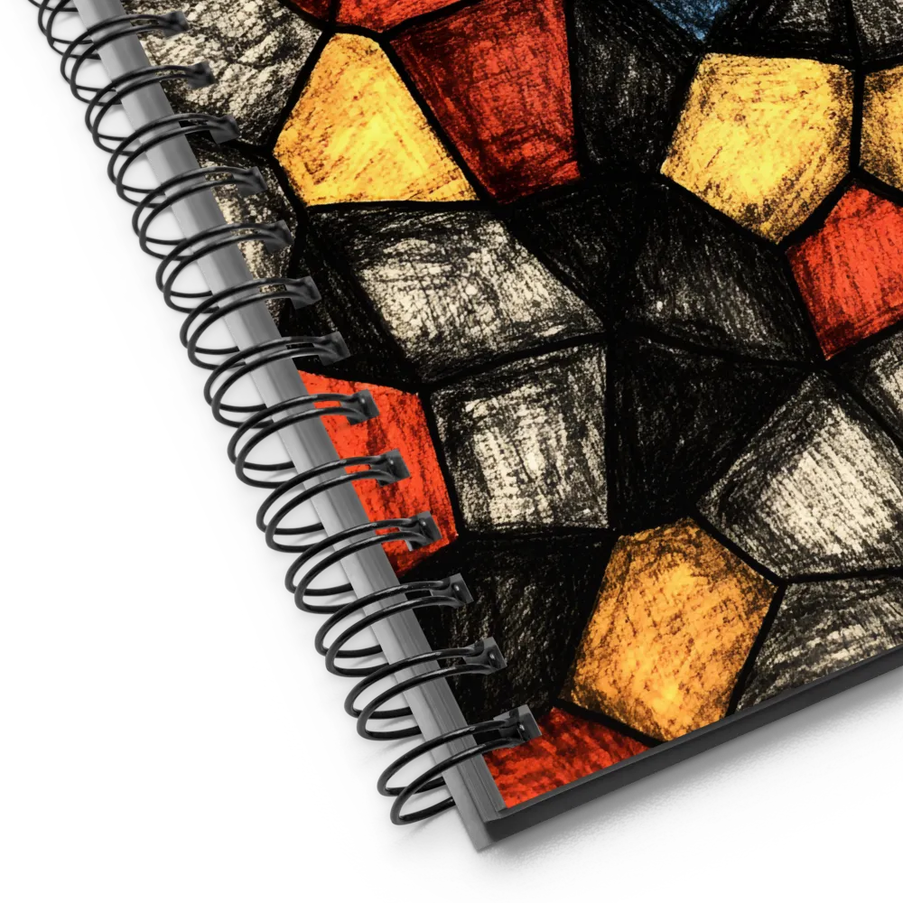 Interwoven Geometry | Spiral Notebook