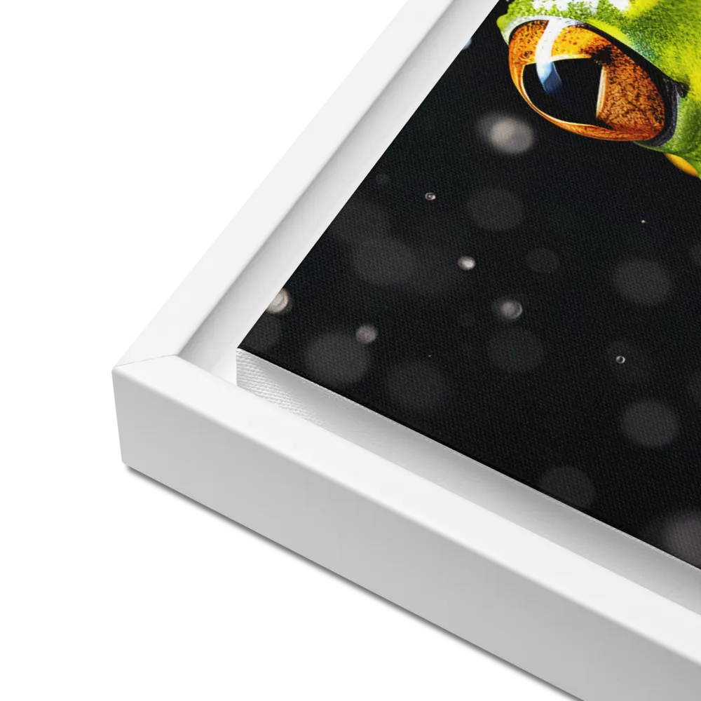 Emerald Elegance: The Frog in Focus