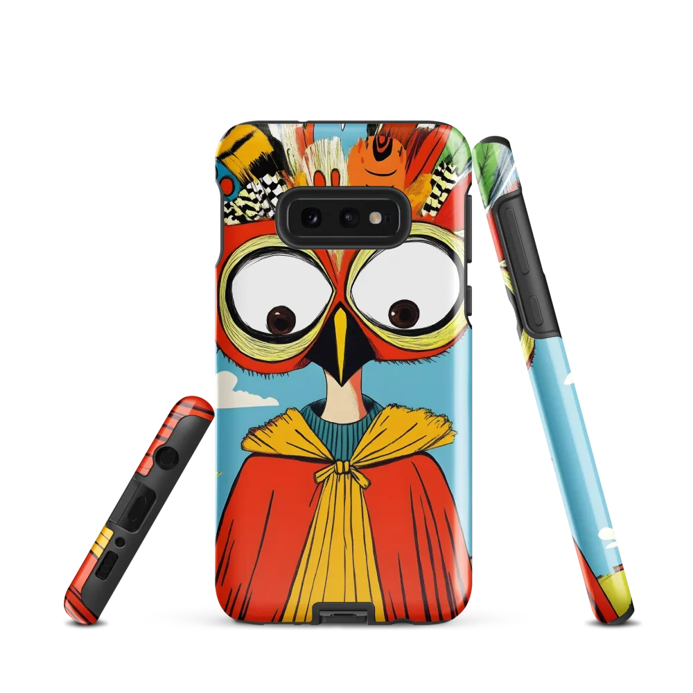 A Whimsical Encounter: The Owl-Human Fusion