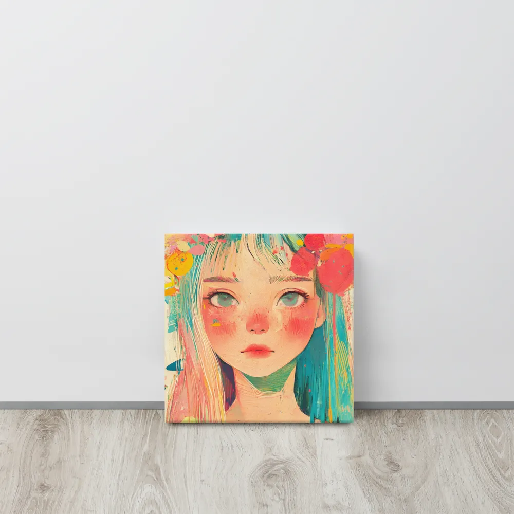 Whimsical Blossom | Canvas | 12″×12″