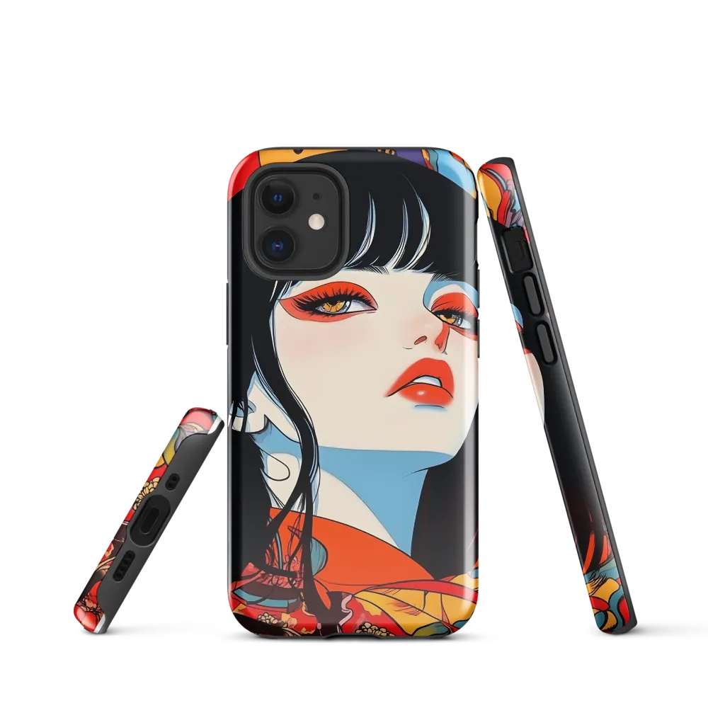 Vibrant Elegance | Phone Case |  12 mini | Tough Case | Glossy