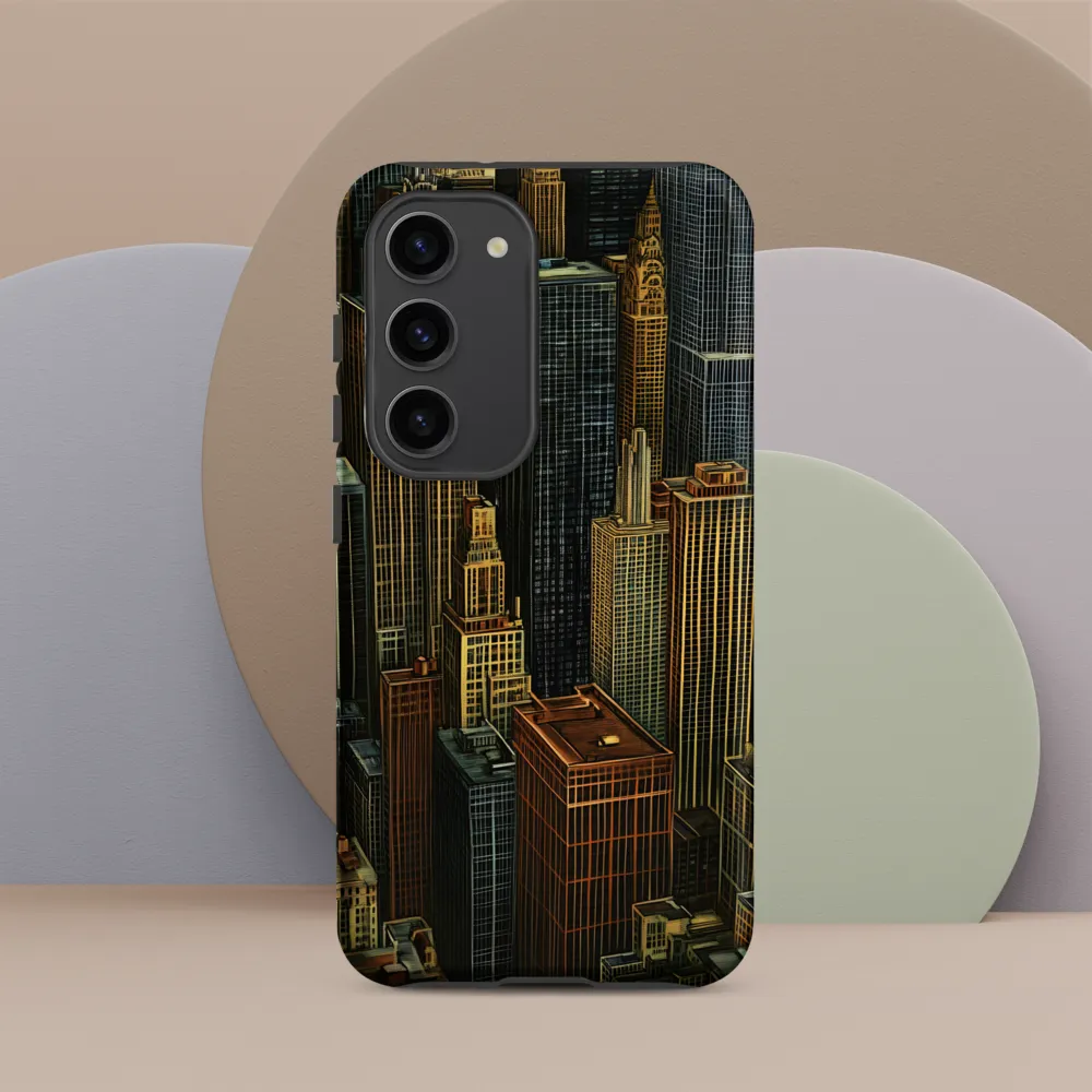Urban Elegance: A Golden Cityscape