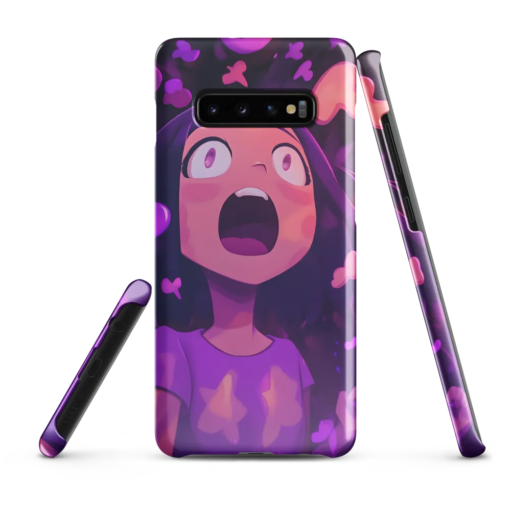 Whispers of Heartfelt Surprise | Phone Case |  S10 Plus | Snap Case | Glossy