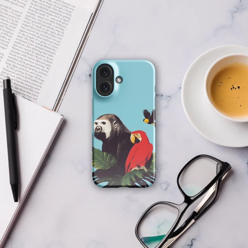 Tropical Harmony: A Celebration of Wildlife | Phone Case |  16 | Snap Case | Glossy